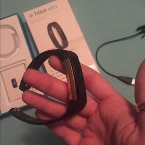 Gold Fitbit Alta